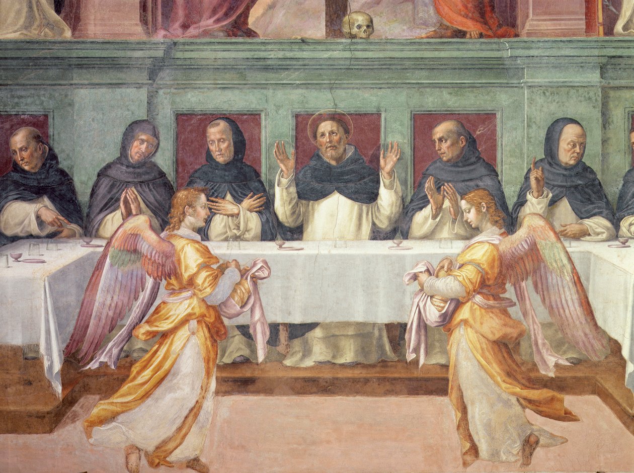 La Última Cena (detalle) de Bartolommeo Sogliani