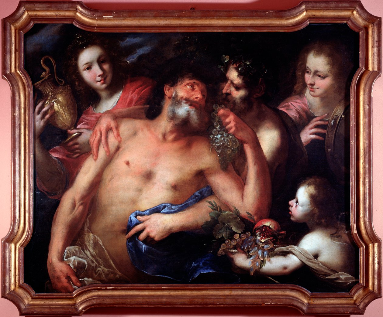 Silenus borracho de Bartolommeo Biscaino