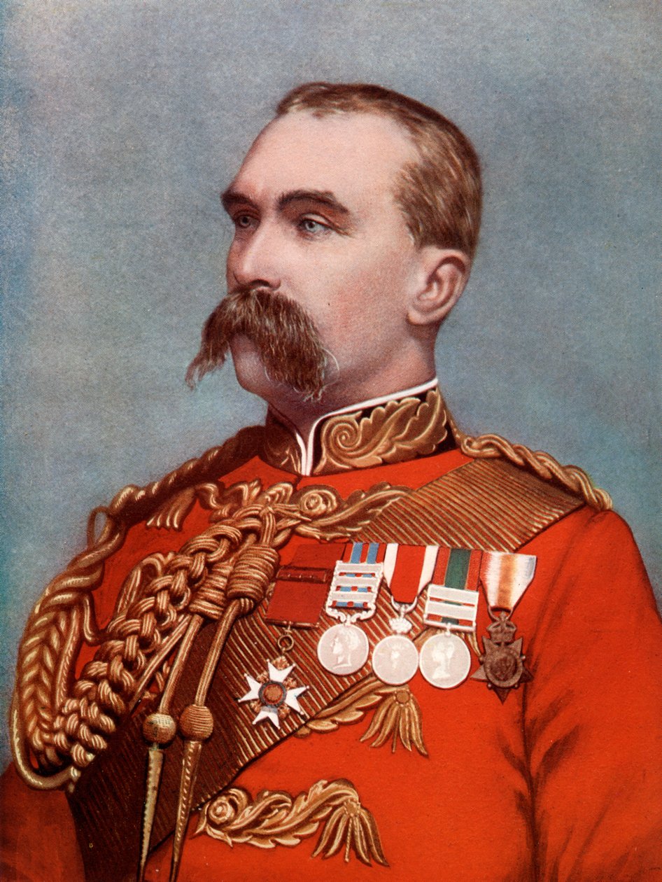 Teniente General Alfred Gaselee, comandante de las fuerzas británicas en China, 1902 de Bassano Studio
