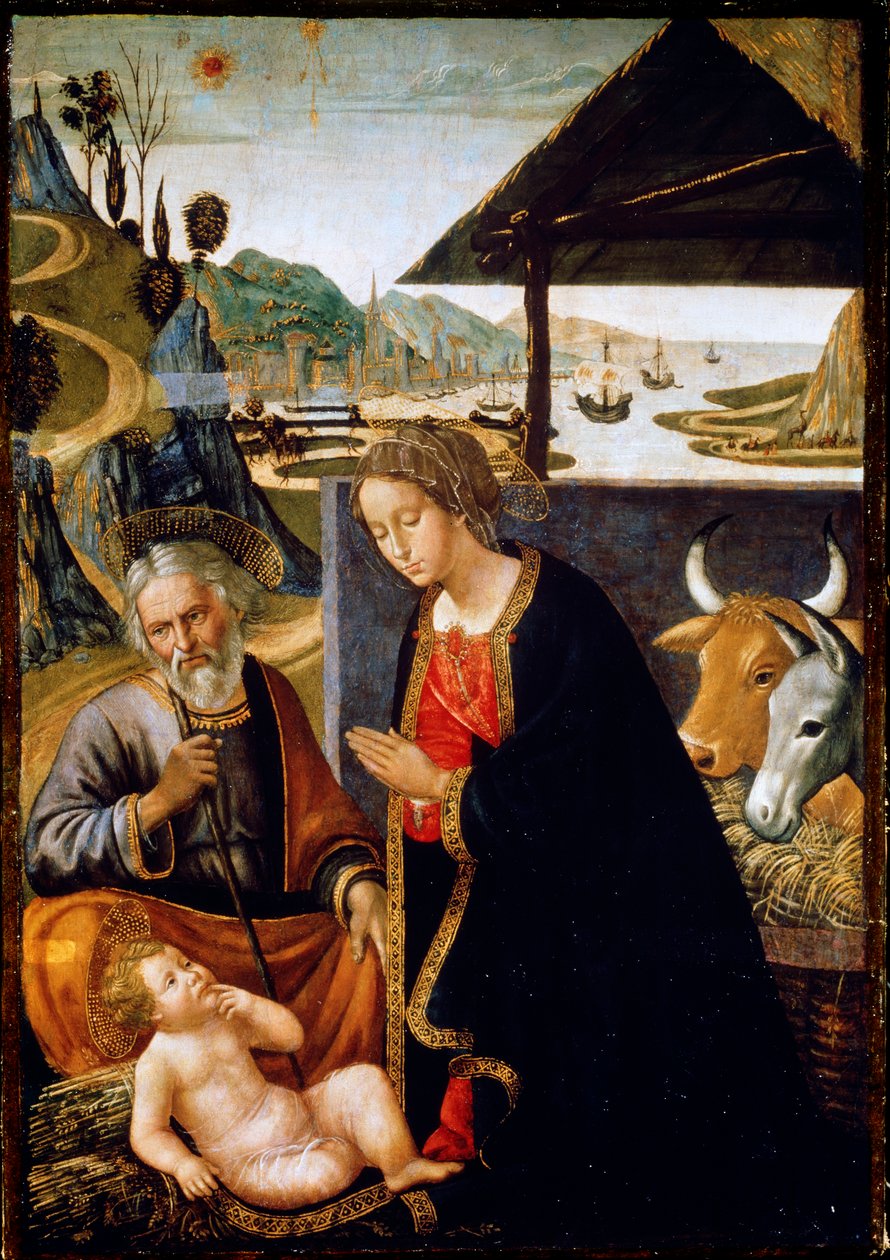 La Natividad de Cristo, finales del siglo XV o principios del siglo XVI de Bastiano Mainardi