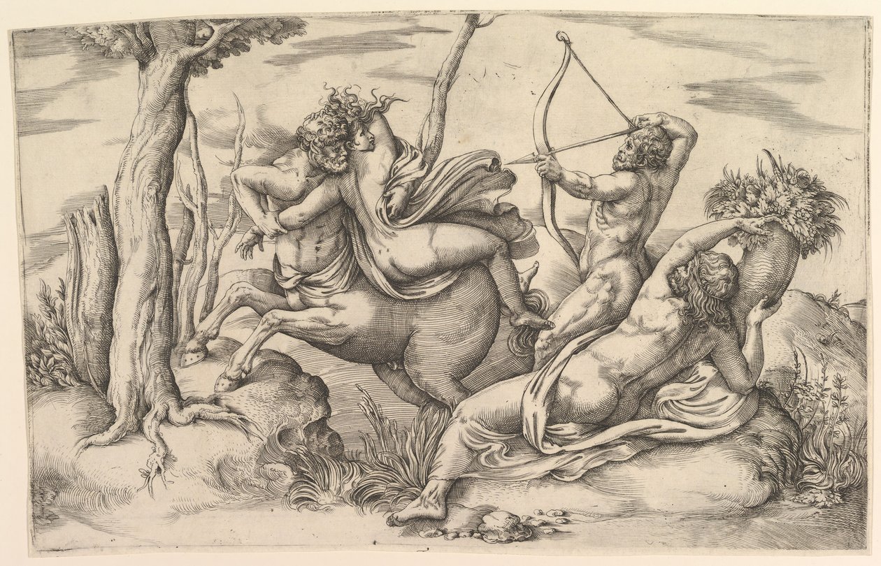 El Rapto de Dejanira de Battista Franco Veneziano