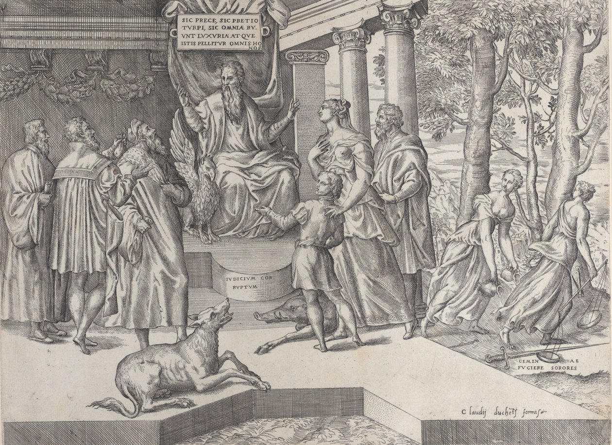 El Juez Corrupto, 1565-73 de Battista del Moro
