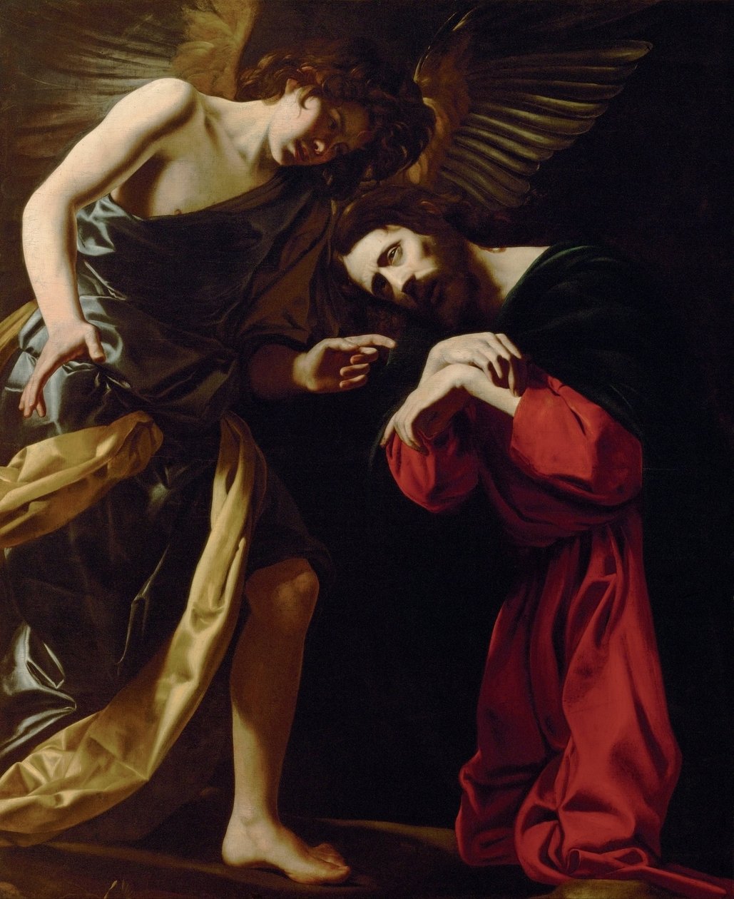 Cristo en el Monte de los Olivos (El miedo a la muerte de Cristo) de Battistello Caracciolo
