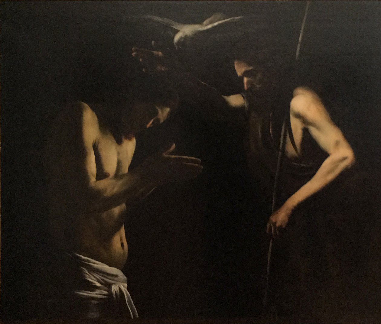 El Bautismo de Cristo de Battistello Caracciolo