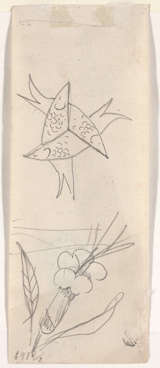 Hoja de Bocetos [verso] de Beatrice Godwin Whistler