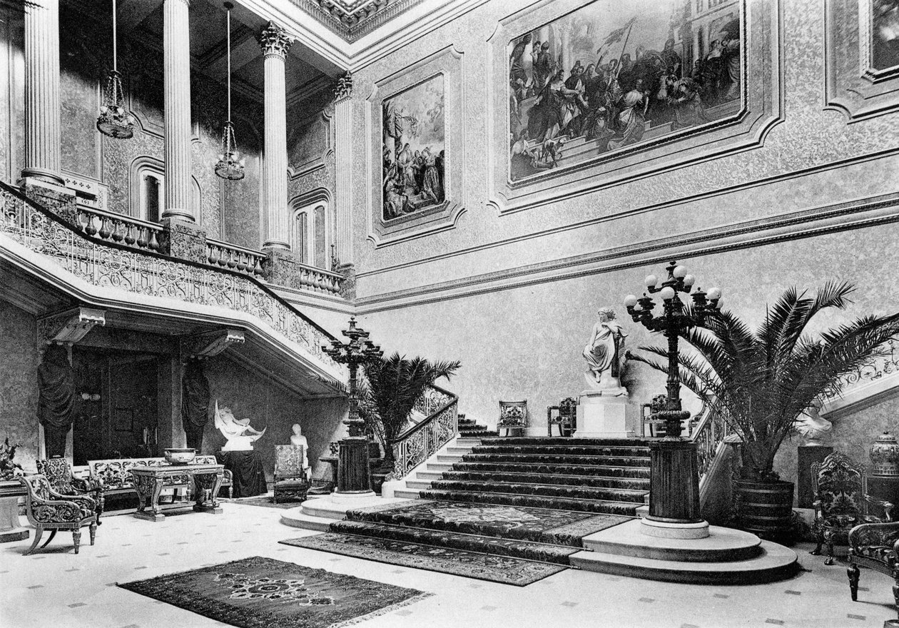 El gran salón, Stafford House, 1908 de Bedford Lemere and Company