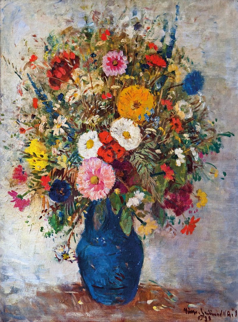 Ramo de campo colorido de Bela Ivanyi Grunwald