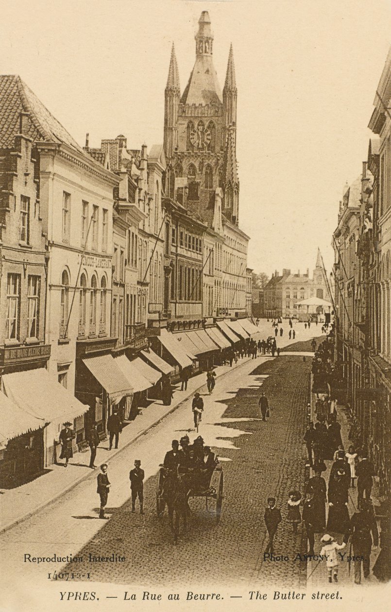 La Rue au Buerre, Ypres de Belgian Photographer