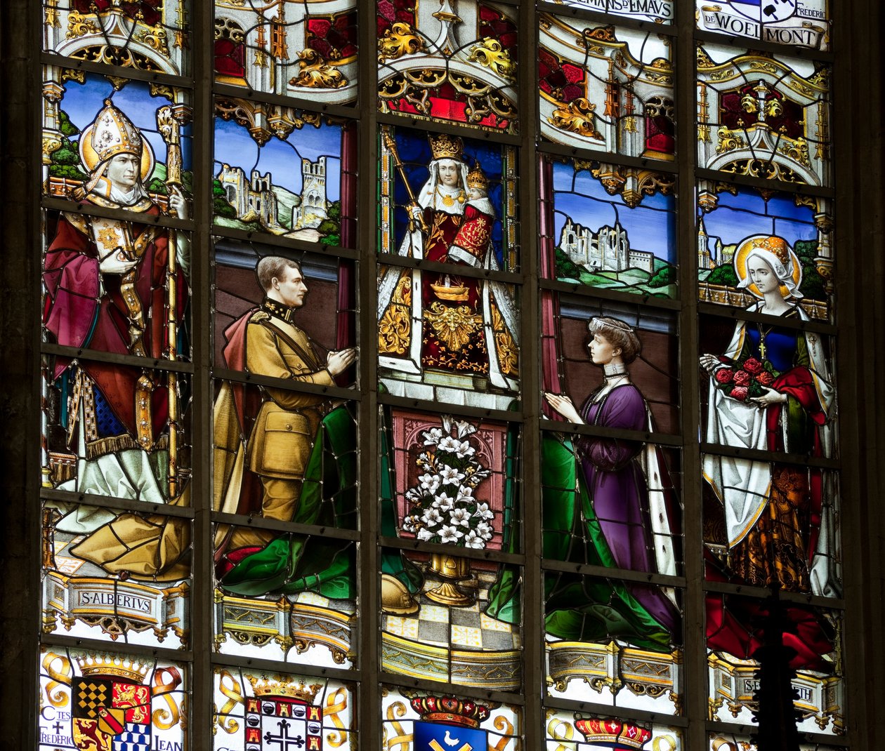 Vidriera, Iglesia de Nuestra Señora de Sablon de Belgian School