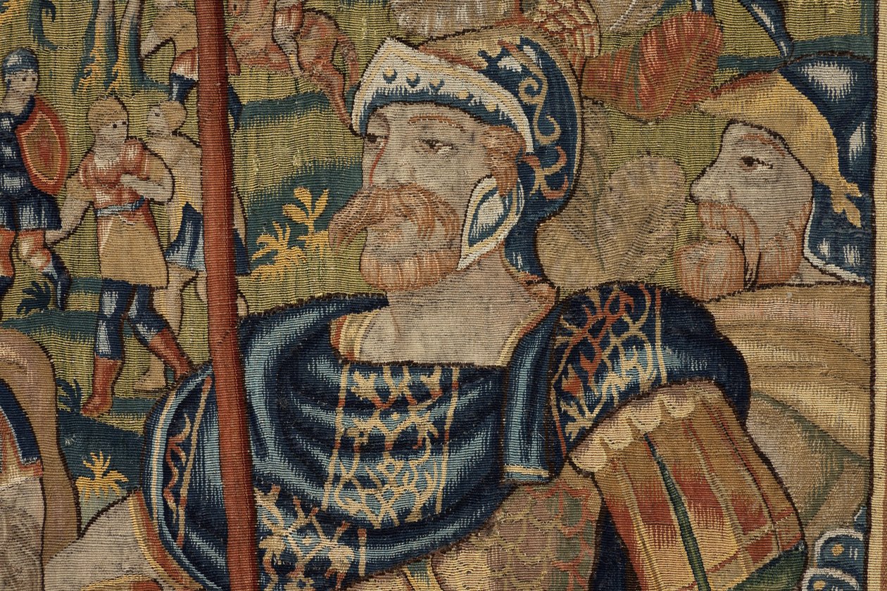 Historia de Ciro II el Grande, c.1590 (tapiz) de Belgian School