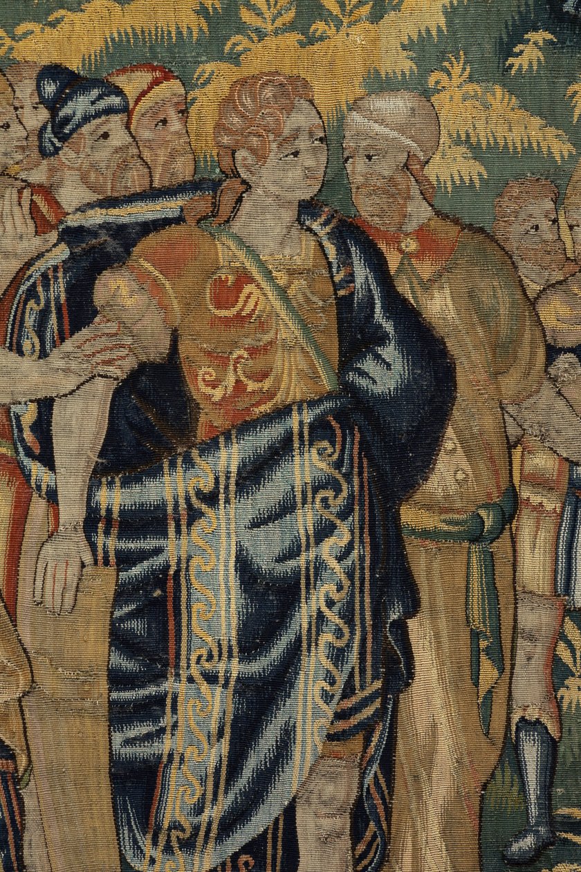 Historia de Ciro II el Grande, c.1590 (tapiz) de Belgian School