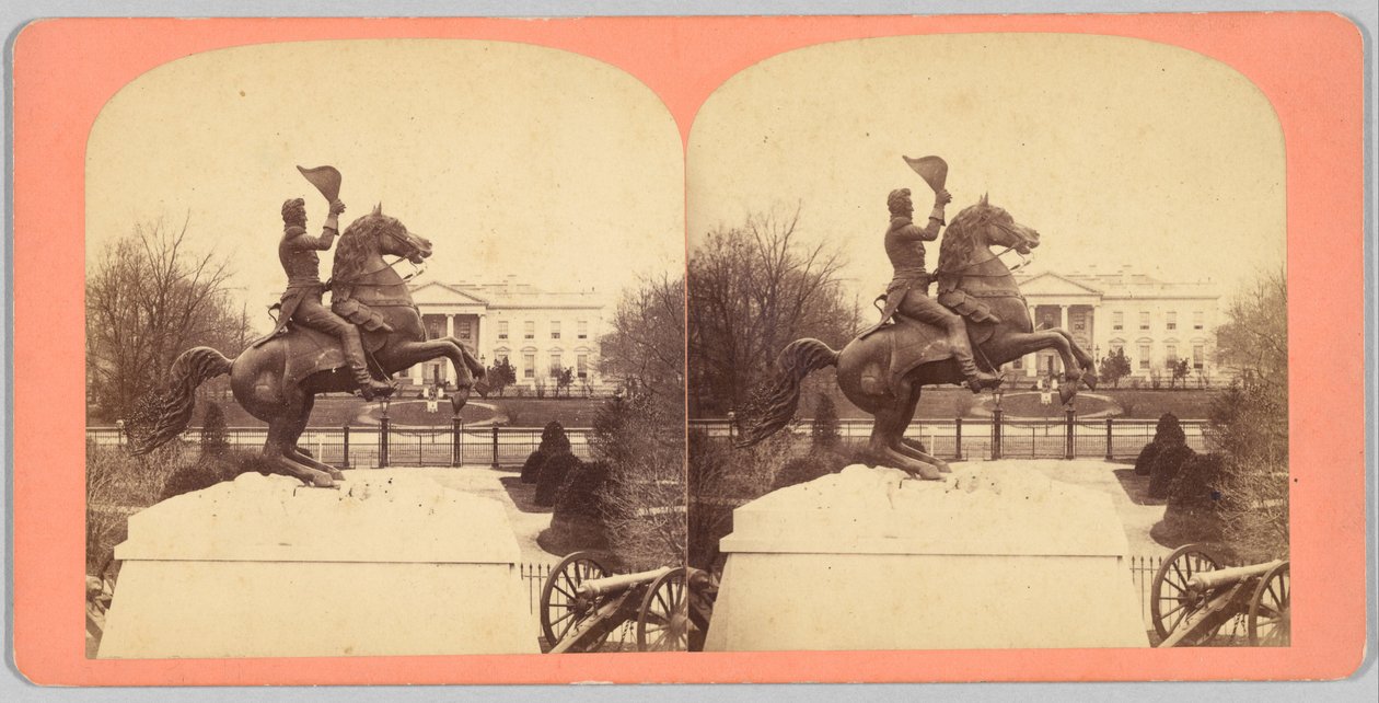 La colosal estatua ecuestre de bronce del General Andrew Jackson de Bell and Brother