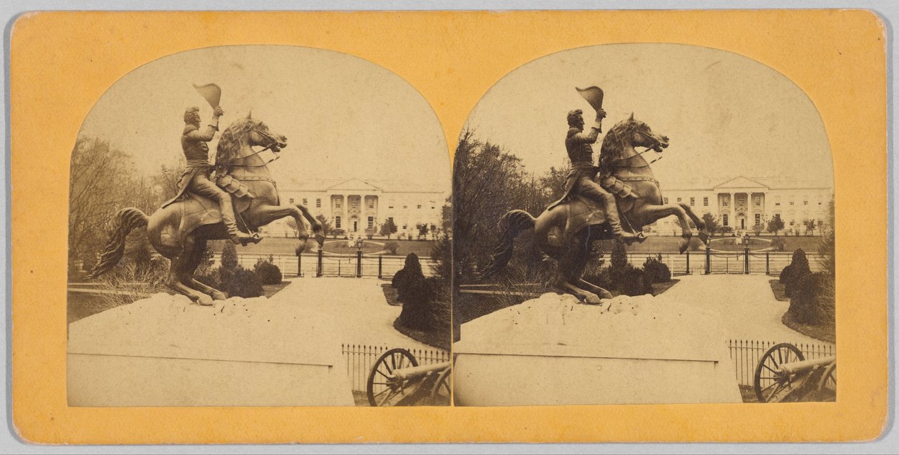 La Colosal Estatua Ecuestre de Bronce del General Andrew Jackson de Bell and Brother