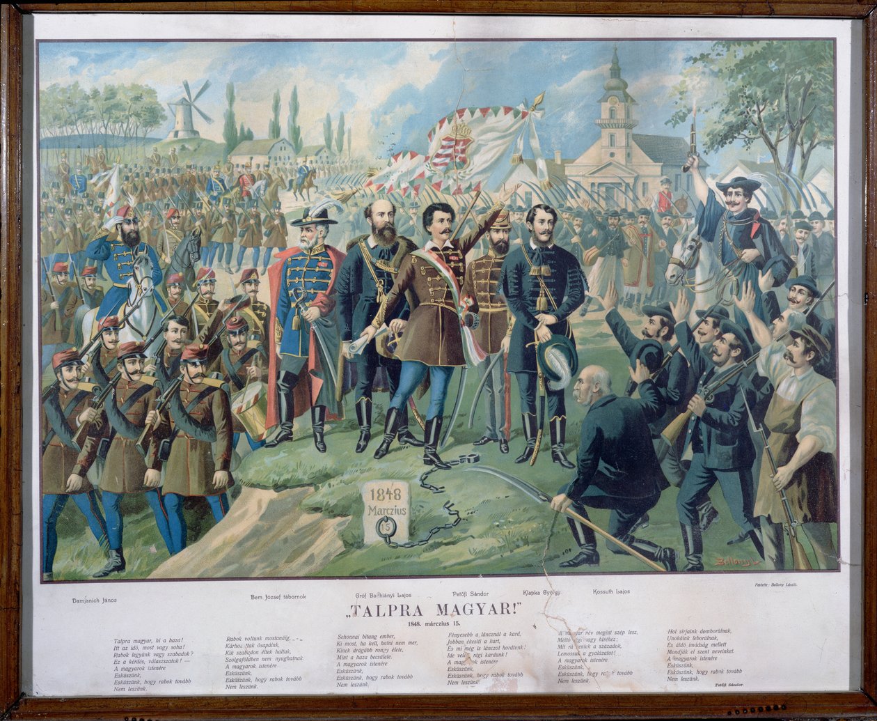Sandor Petofi (1823-49) y su famosa proclamación de 