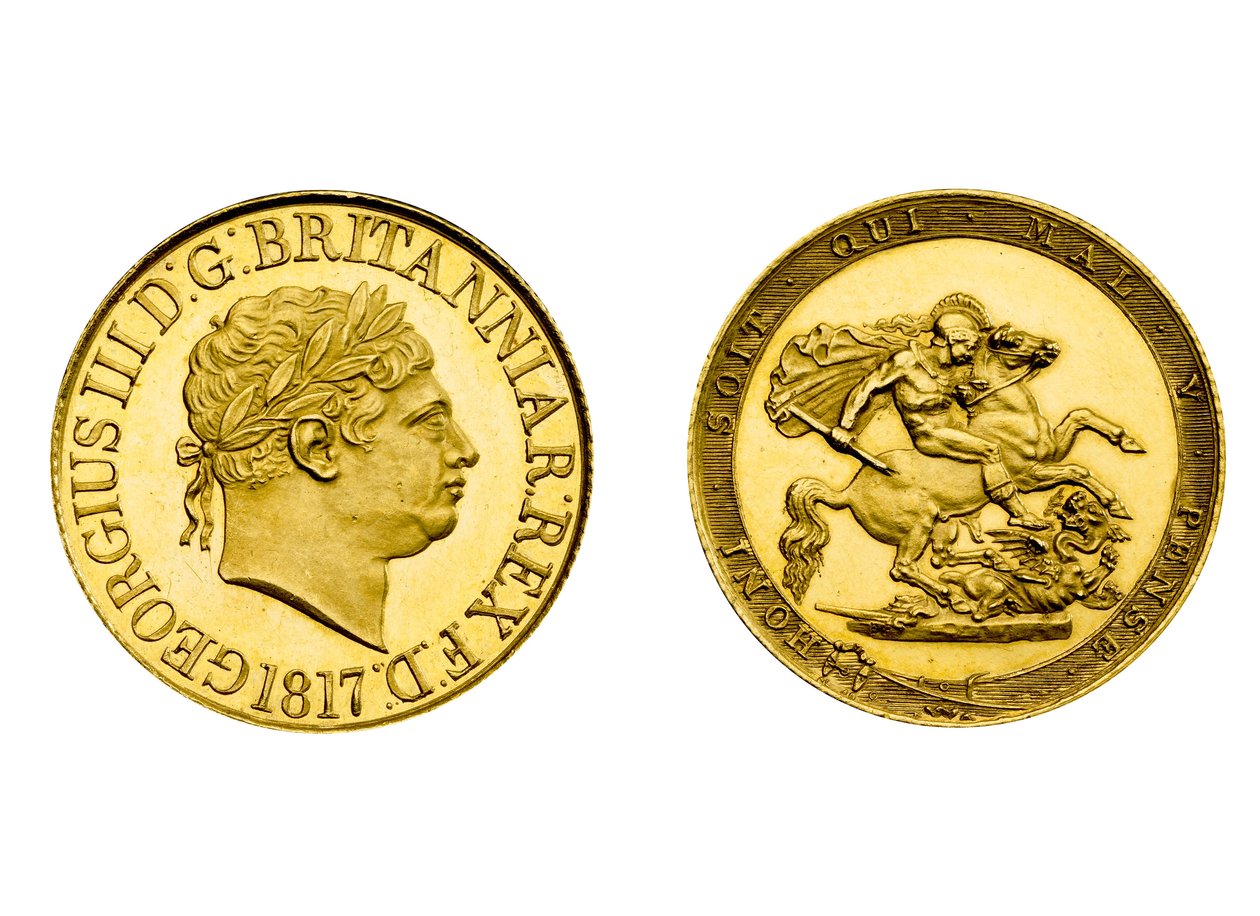 Soberano, 1817 de Benedetto Pistrucci