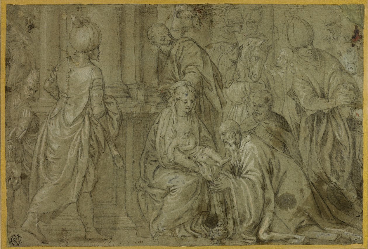 Adoración de los Reyes Magos de Benedetto Caliari