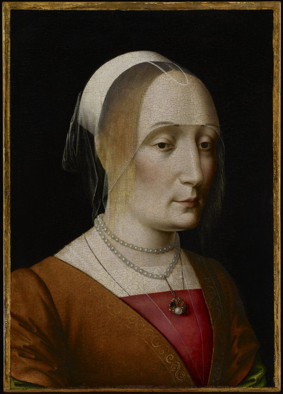 Retrato de una joven de Benedetto Ghirlandaio