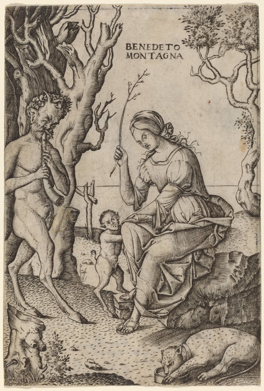 Familia de Sátiros de Benedetto Montagna