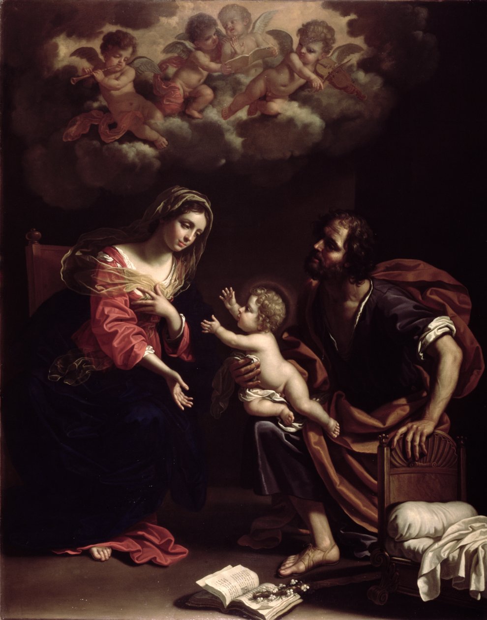 La Sagrada Familia, 1682 de Benedetto the Younger Gennari