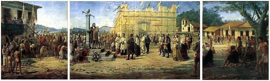 Braz Cubas lee el foral de vilan de Benedito Calixto
