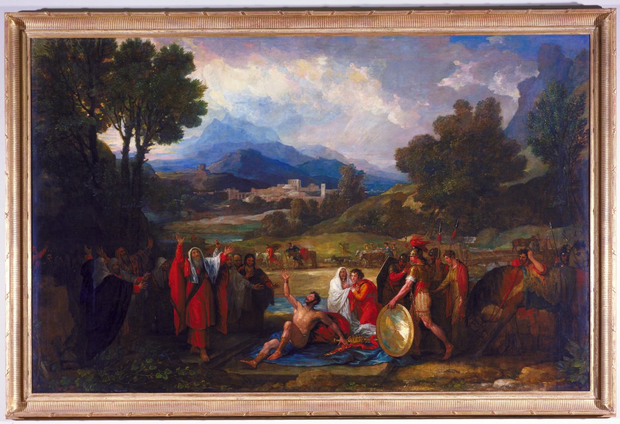 Saúl Ante Samuel y los Profetas, 1812 de Benjamin West