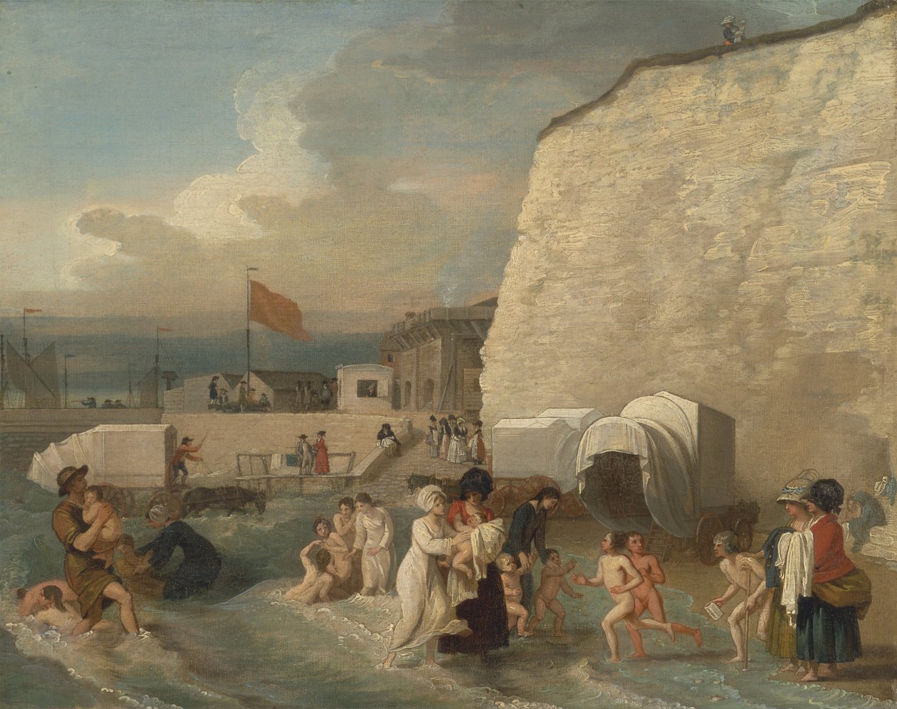 El Lugar de Baño en Ramsgate de Benjamin West
