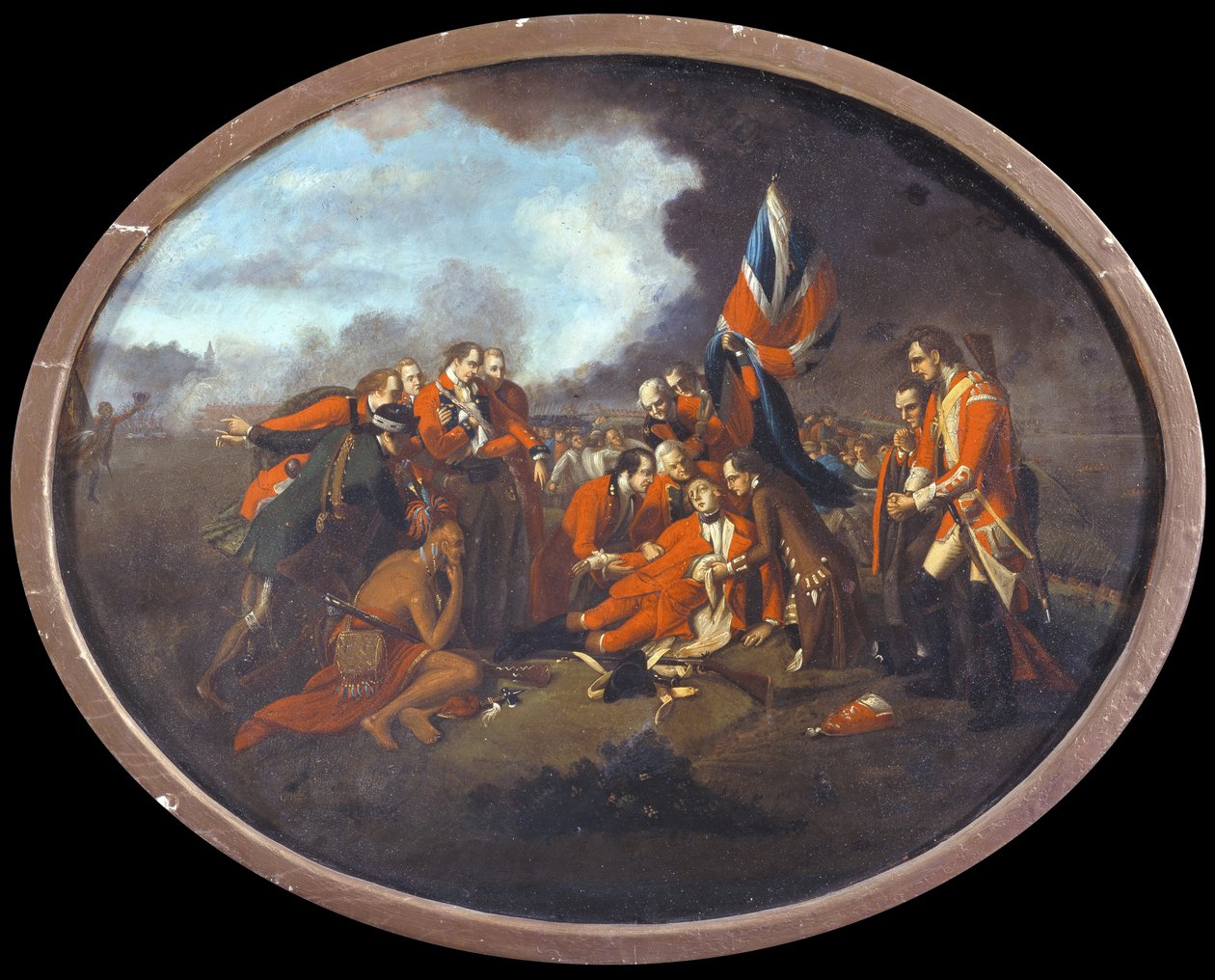 La muerte del General Wolfe (1727-59) el 13 de septiembre de 1759, c.1770 de Benjamin West