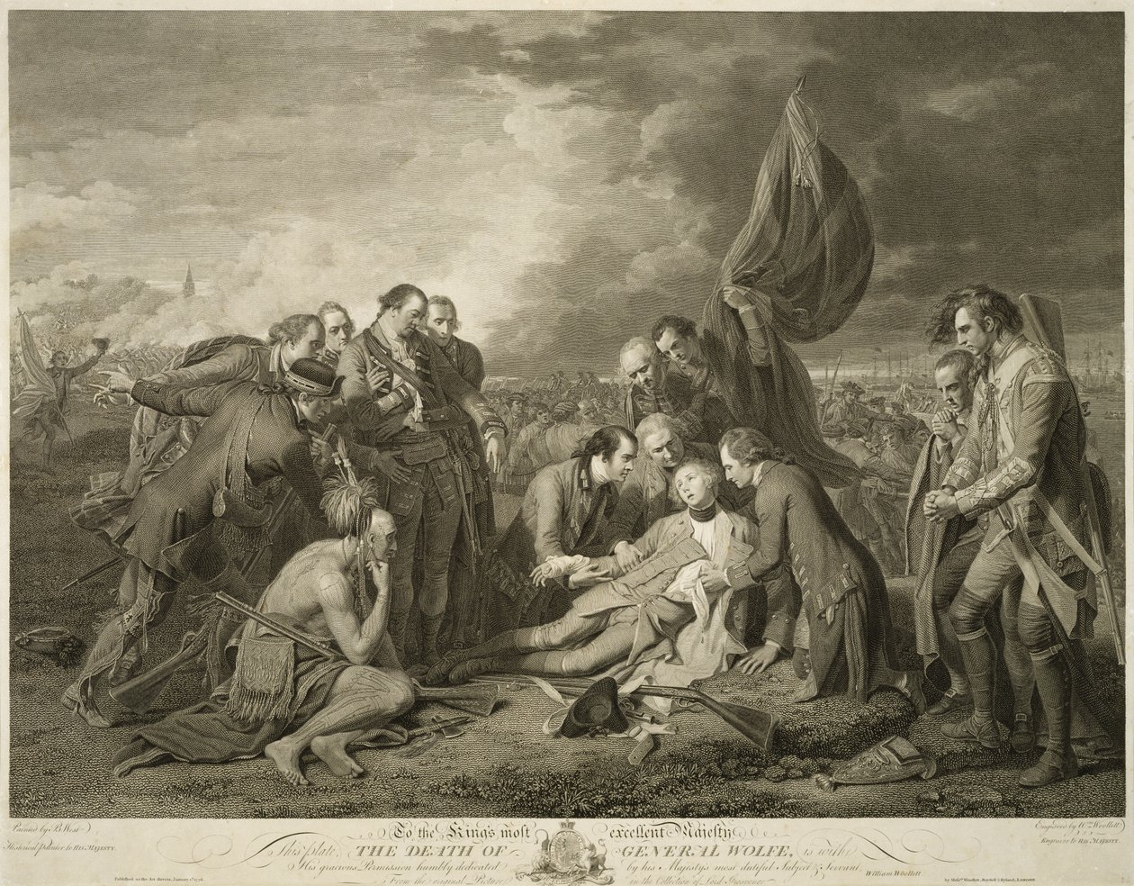 La Muerte del General Wolfe, 1 de enero de Benjamin (after) West