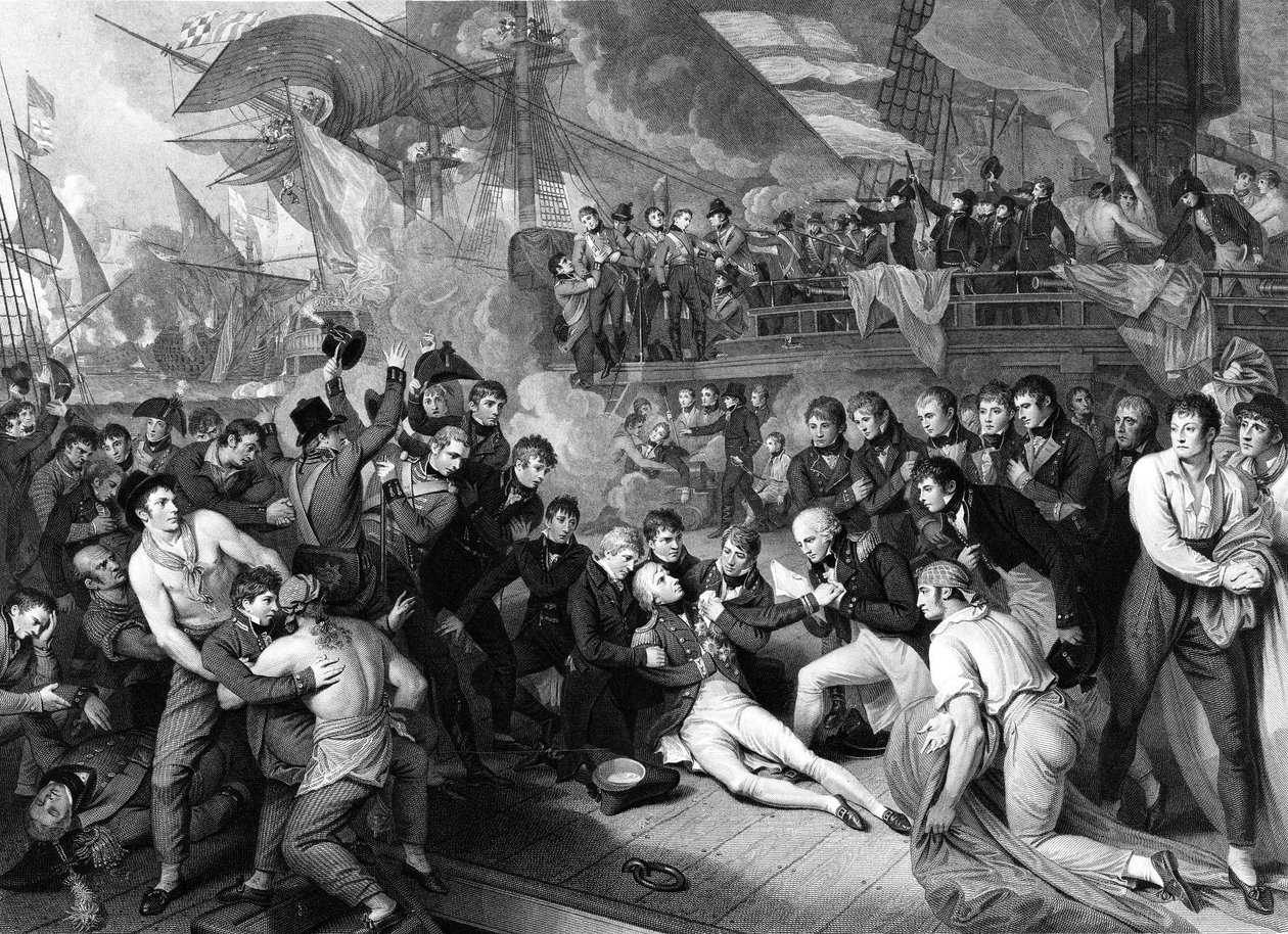 La muerte de Horatio Nelson de Benjamin (after) West