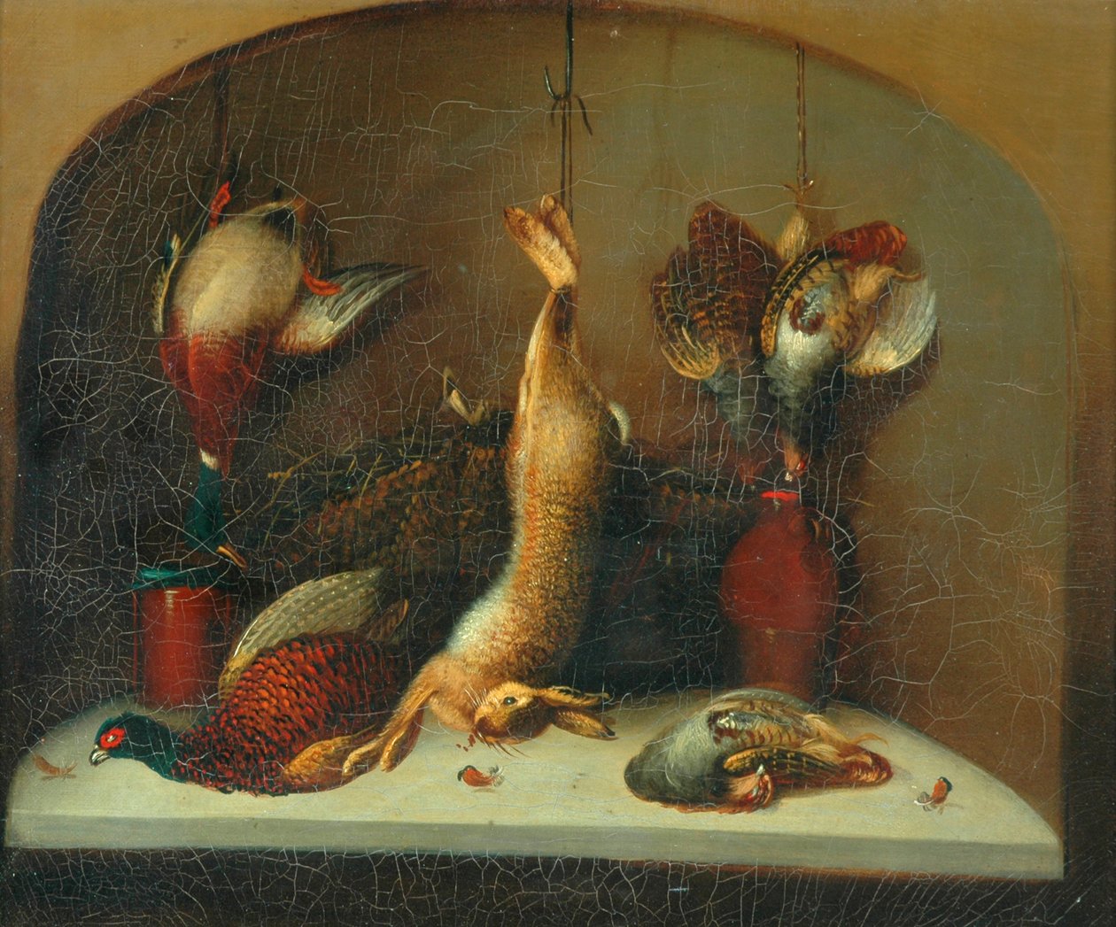 Naturaleza muerta con caza de Benjamin Blake