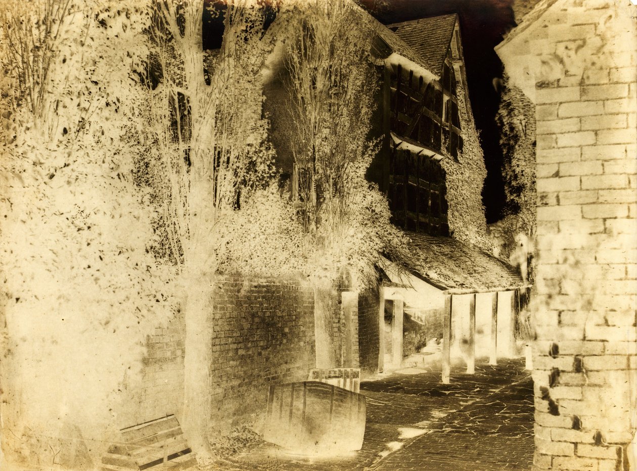 Manor rural, posiblemente Bredicot, 1852-54 de Benjamin Brecknell Turner