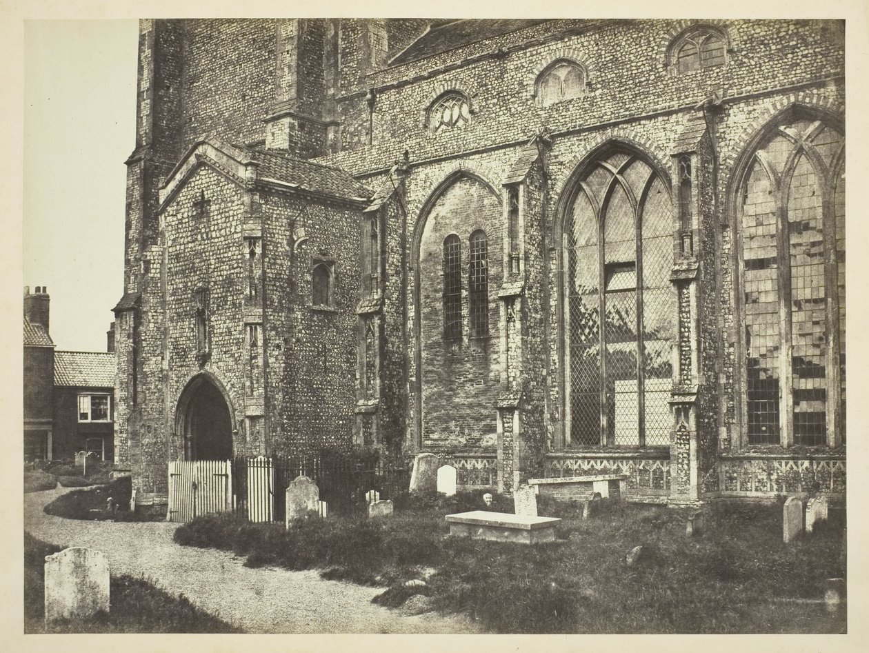 Lado sur de la iglesia de Cromer de Benjamin Brecknell Turner