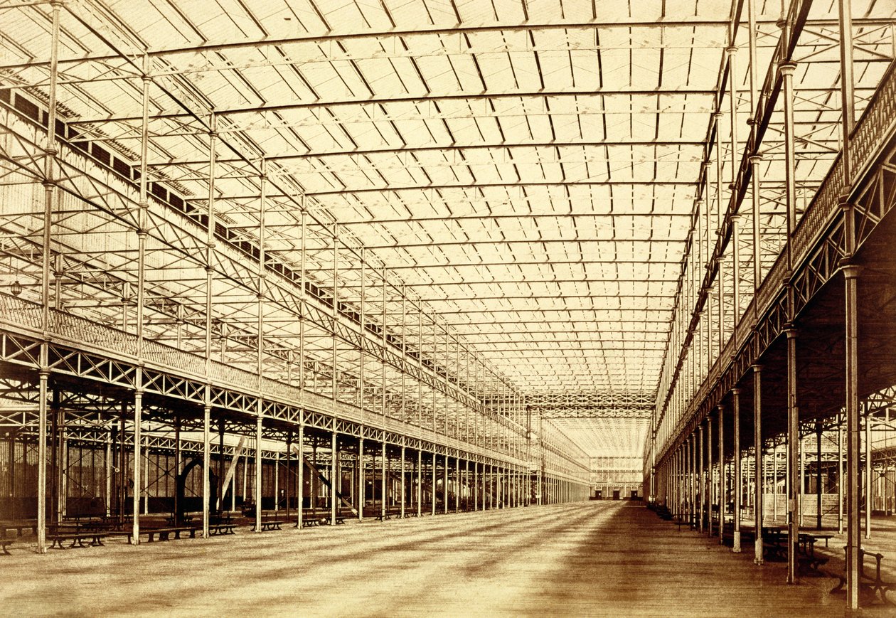 La nave en Crystal Palace, Hyde Park, marzo de 1852 de Benjamin Brecknell Turner