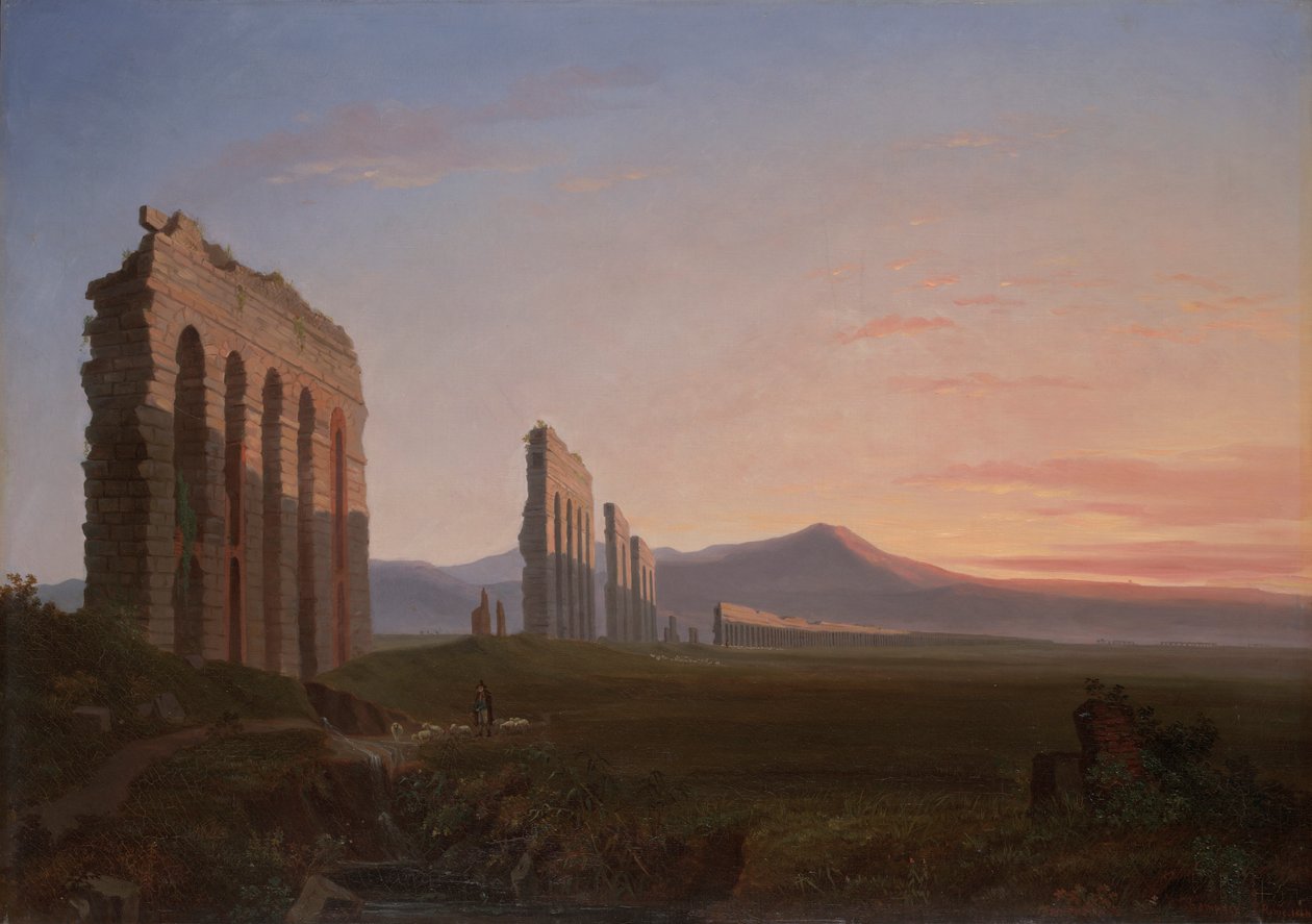 Vista de la Campagna romana de Benjamin Champney