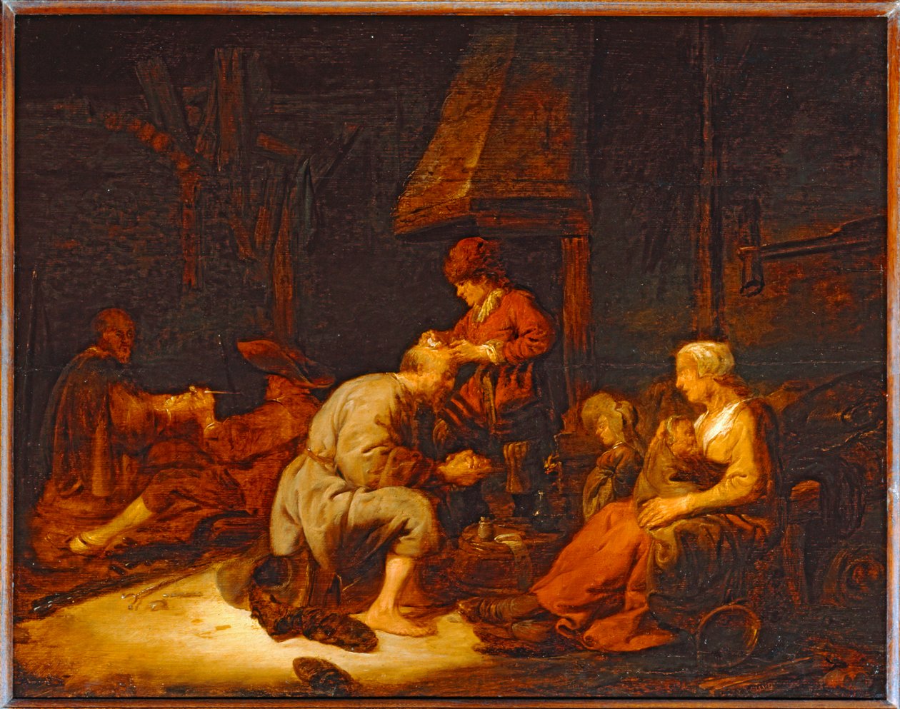 Funcionamiento de la lupa. 1630 ... de Benjamin Gerritsz. Cuyp