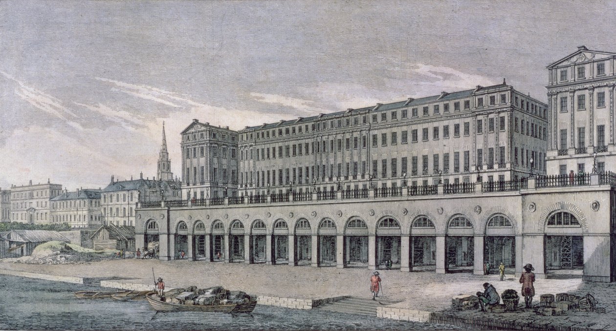 Los Edificios llamados el Adelphi, Londres, 1771 de Benjamin Green