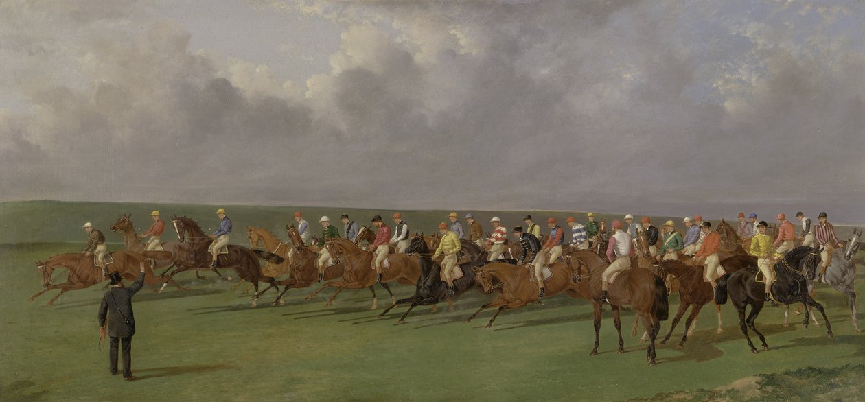 Sedas y satenes del turf, 1865 de Benjamin Herring