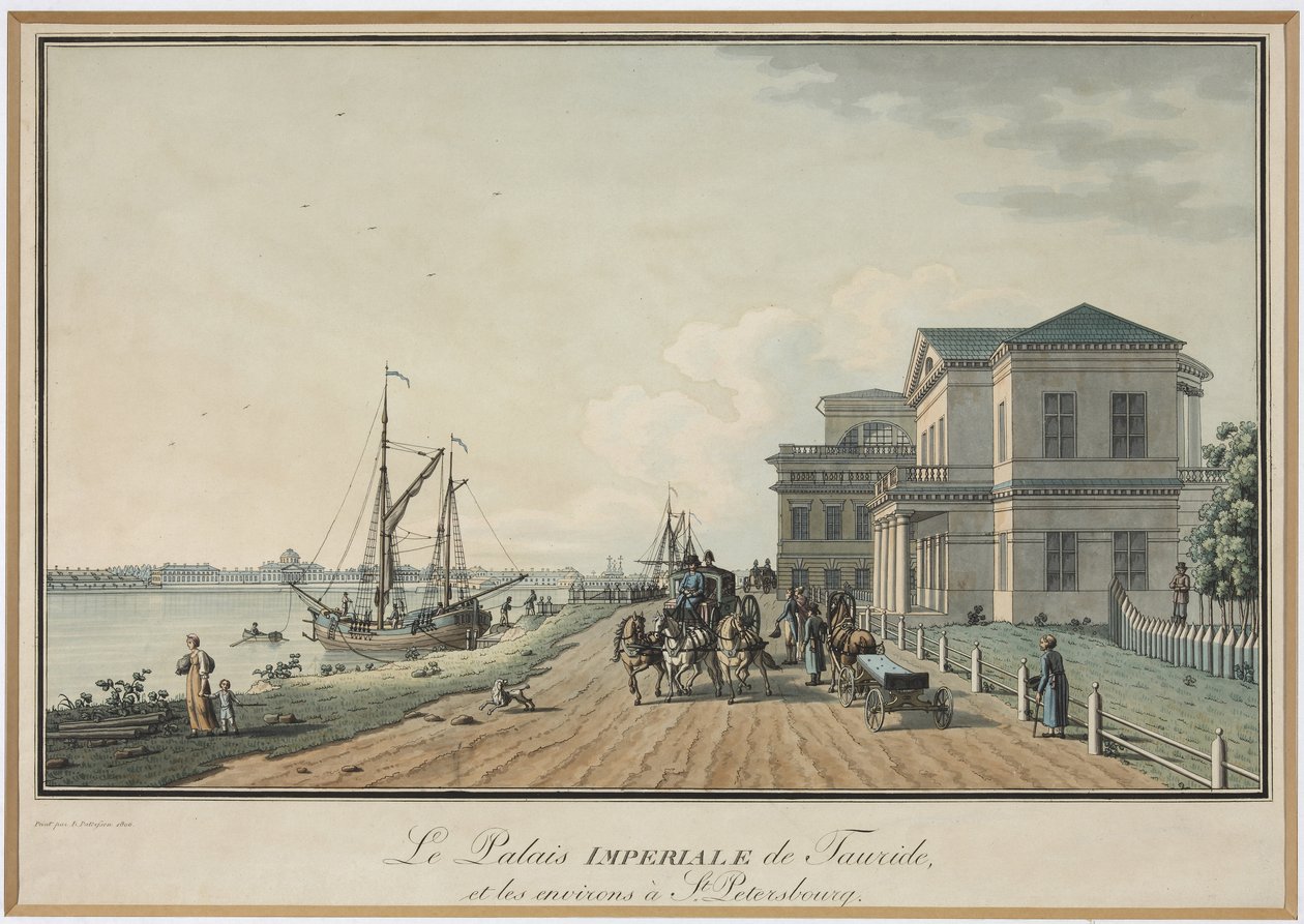 Vista del Palacio Táuride de Benjamin Patersson