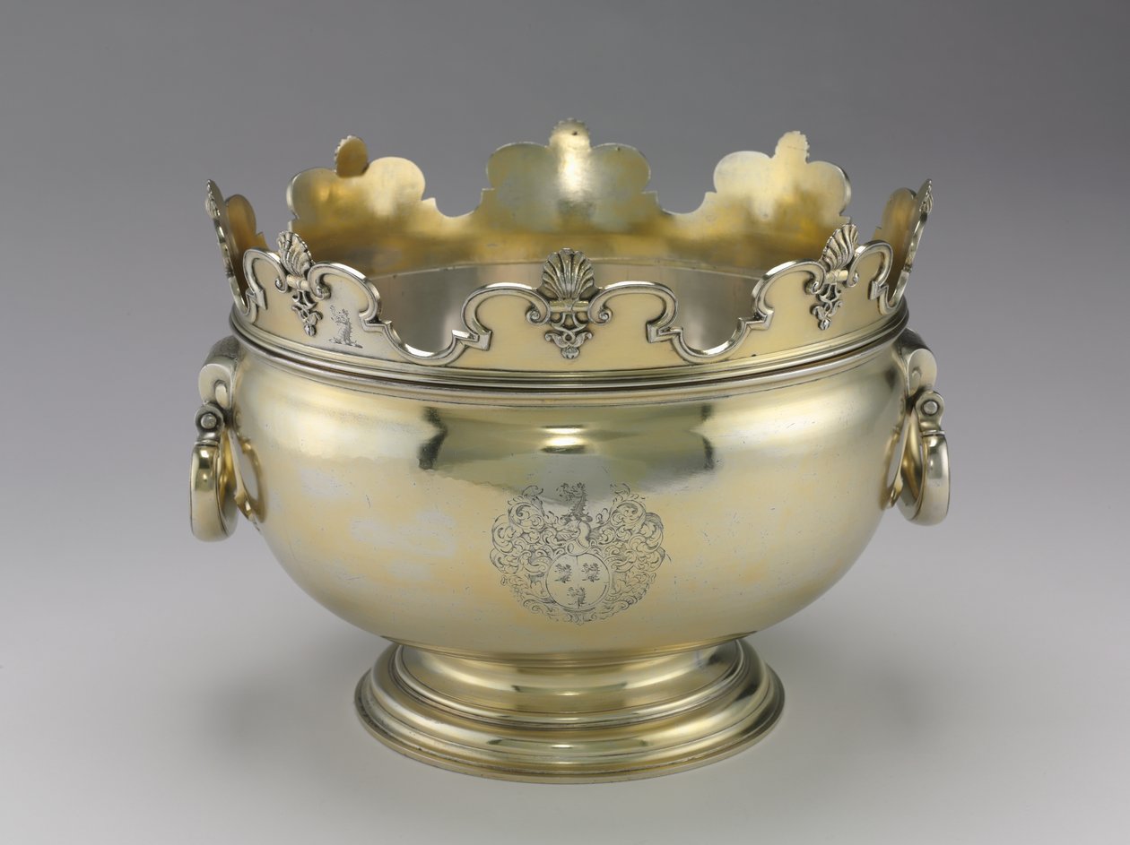Cuenco de ponche Monteith, 1715-16 de Benjamin Pyne