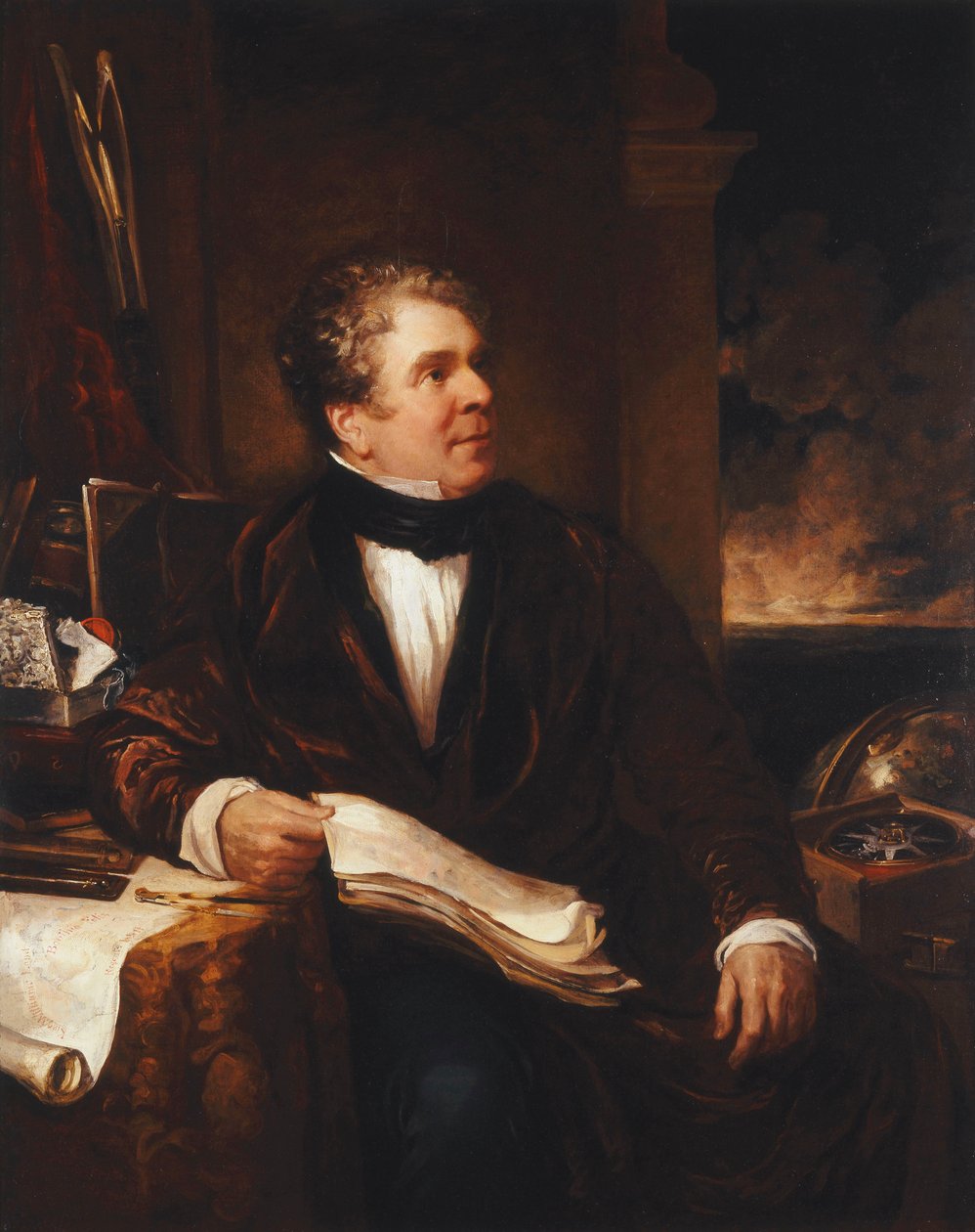 Retrato del Capitán Sir John Ross de Benjamin Rawlinson Faulkner