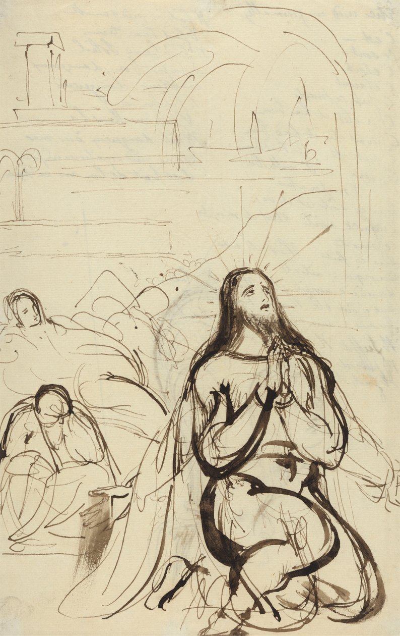 Estudio para, Agonía en el Huerto de Benjamin Robert Haydon