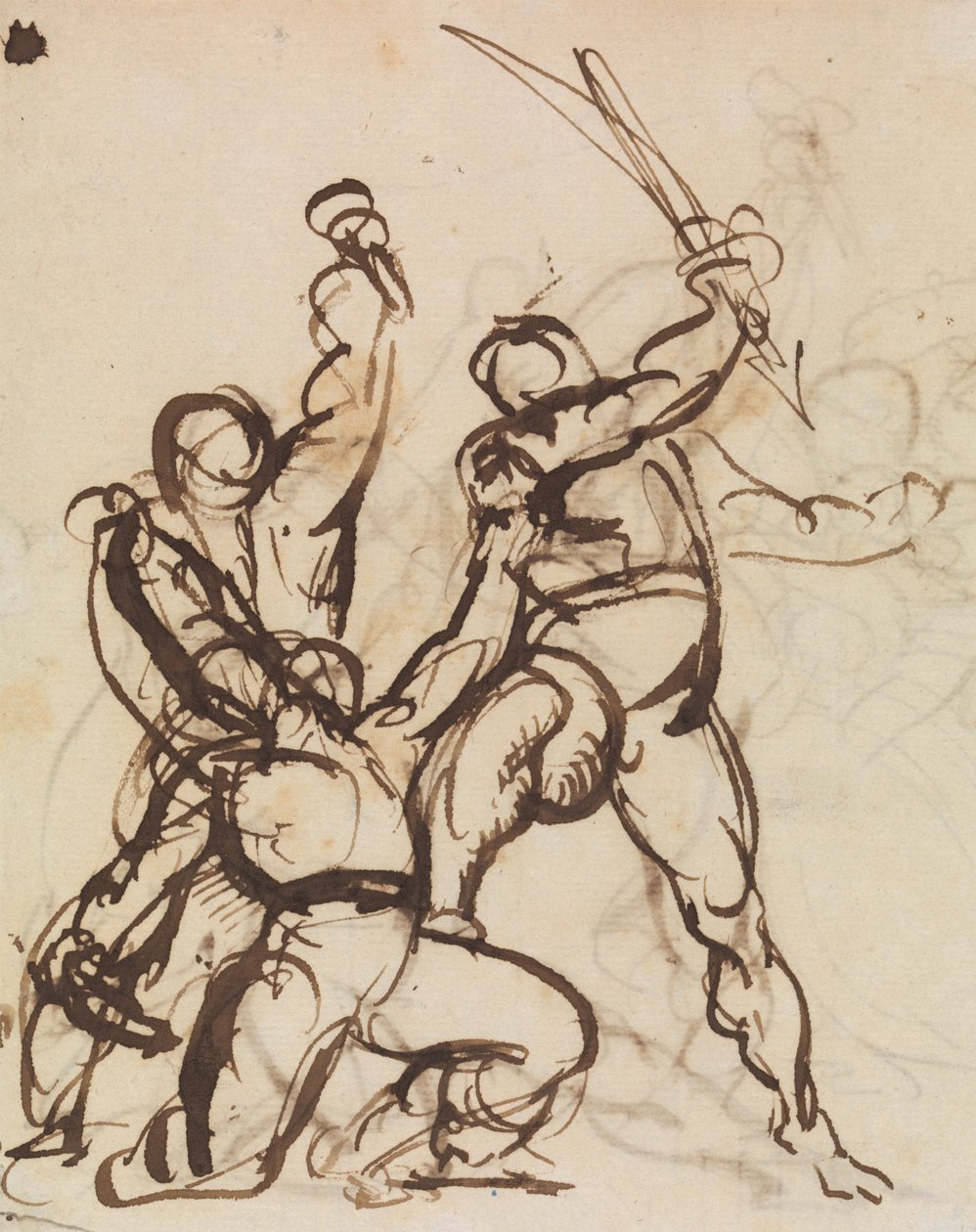 Estudio de una batalla de Benjamin Robert Haydon