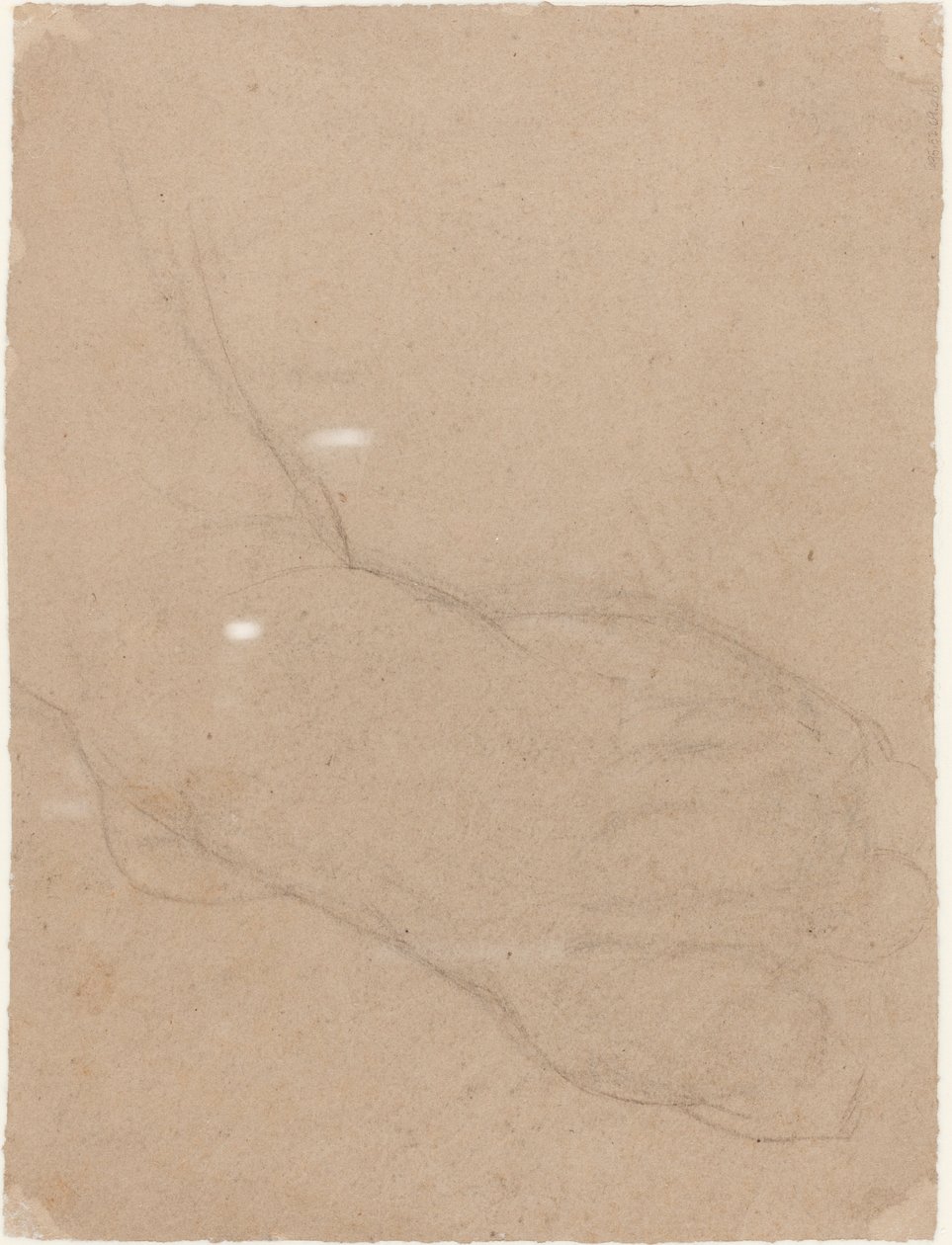 Estudio de un pie [verso] de Benjamin Robert Haydon