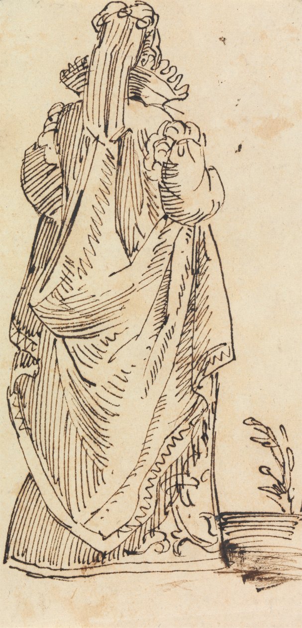 Estudio de una mujer, vista trasera de Benjamin Robert Haydon
