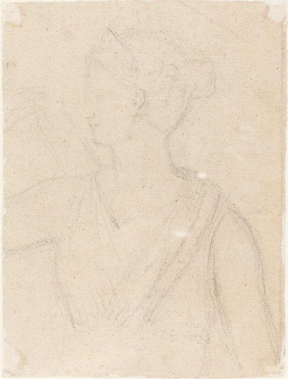 Estudio de la Estatua de Diana en el Vaticano (verso) de Benjamin Robert Haydon