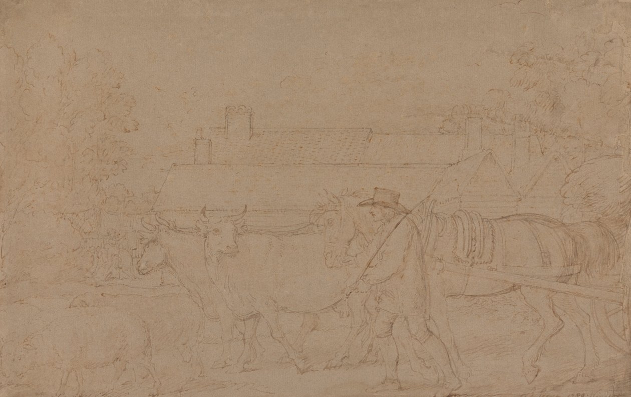 Una granja cerca de Windsor de Benjamin West