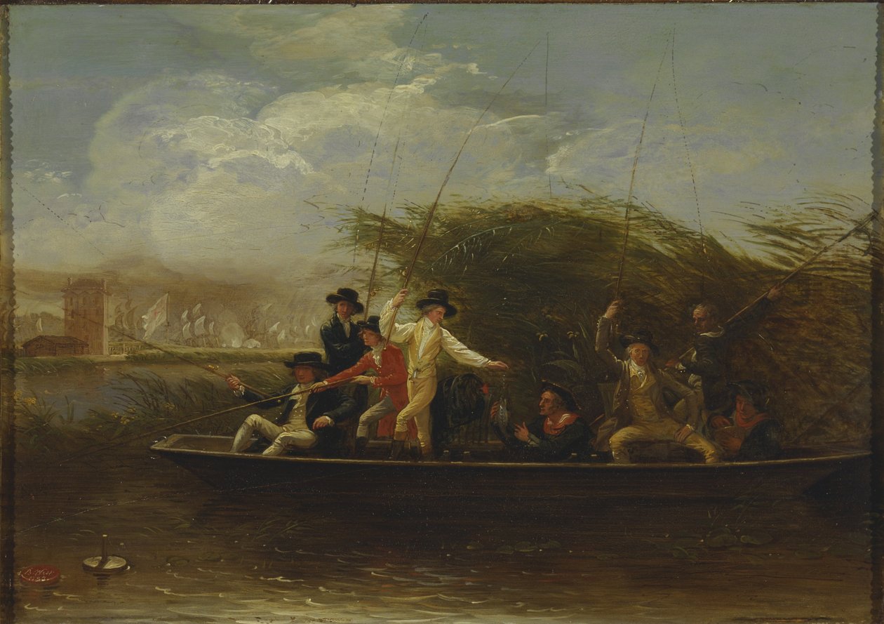 Caballeros Pescadores de Benjamin West
