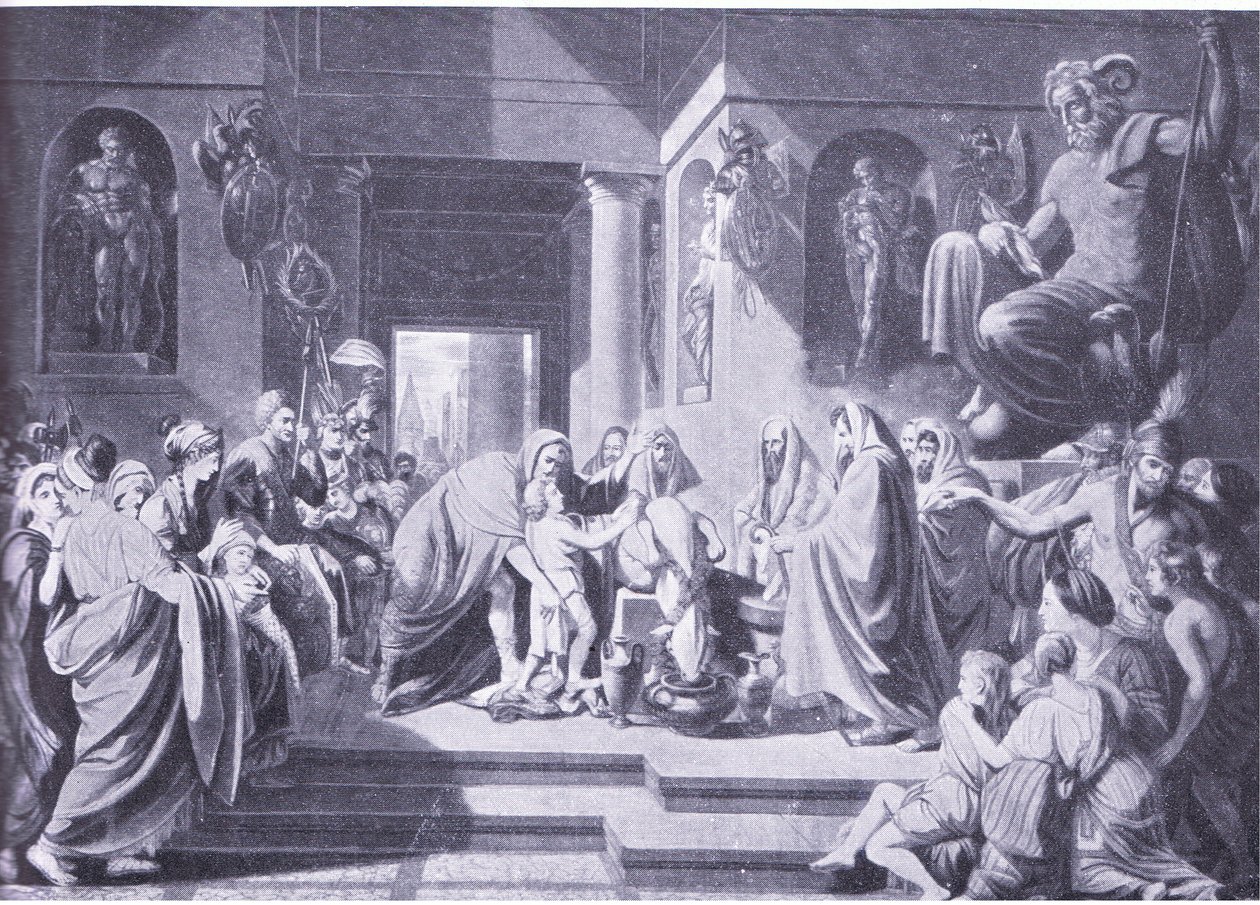 Aníbal jurando enemistad eterna a Roma de Benjamin West