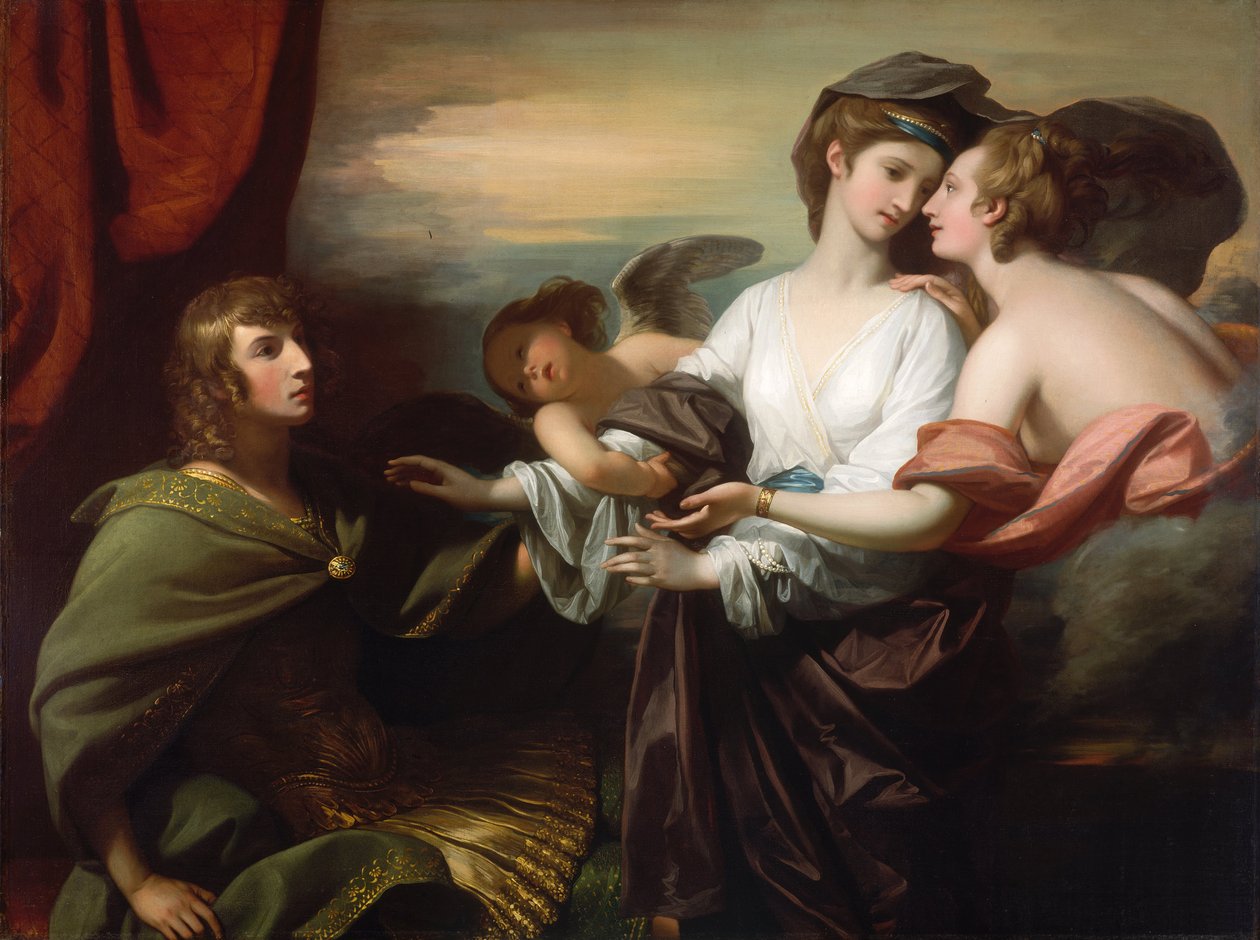Helena llevada a París, 1776 de Benjamin West
