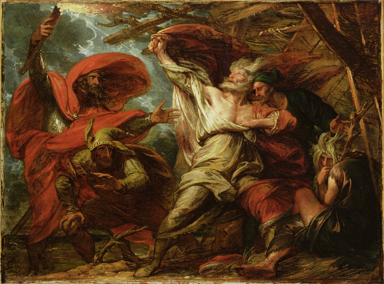 Rey Lear, c.1788 de Benjamin West